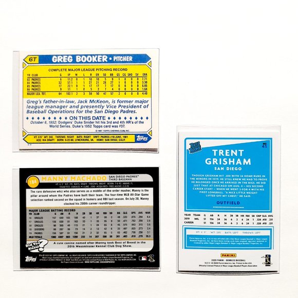 San Diego Padres 9 Card Lot - BBL [23_2] - Picture 6 of 8